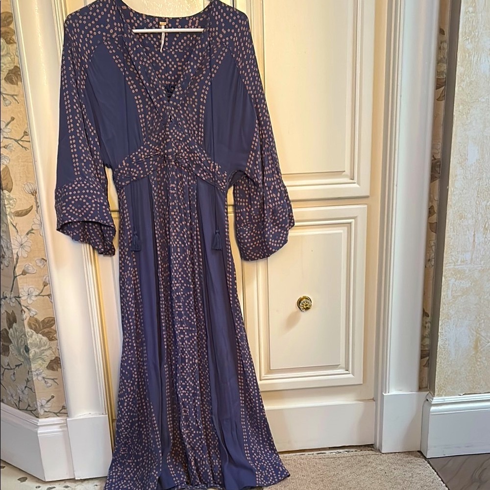 Free People Blue maxi dress
